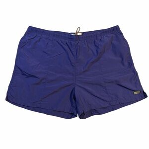 L.L. Bean Men's Deep Purple/Blue Vintage Swim Trunks Size Large
